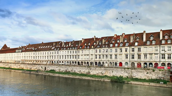 Façades of besançon — Stockfoto