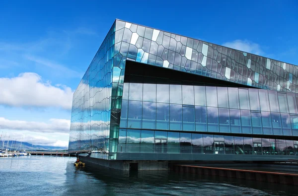 Harpa reykjavik konser salonu ve konferans merkezi Stok Resim