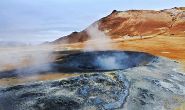 İzlandalı yataygullfoss Şelalesi