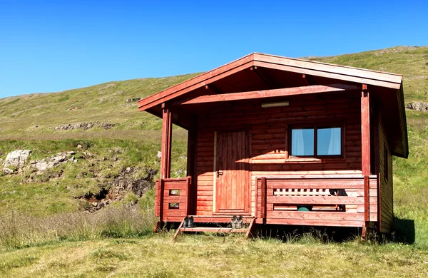 Houten huis — Stockfoto