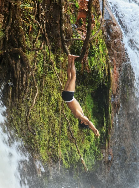 Jovem mergulhador — Fotografia de Stock