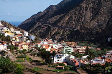 La gomera adasındaki uzak köy