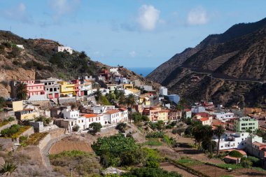 La gomera adasındaki uzak köy