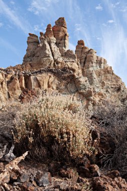 Kaya oluşumu ve dalgalı volkan