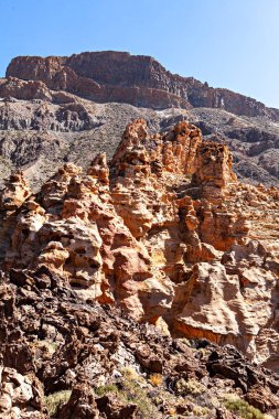Kaya oluşumu ve dalgalı volkan
