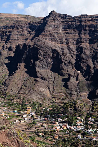Gomera Adasındaki Uzak Köy — Stok fotoğraf