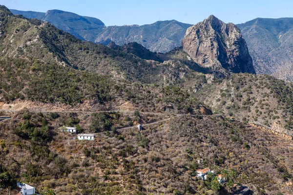 Gomera Adasındaki Uzak Köy — Stok fotoğraf