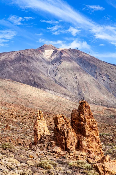 Formação Rochosa Vulcão Teide — Fotografia de Stock