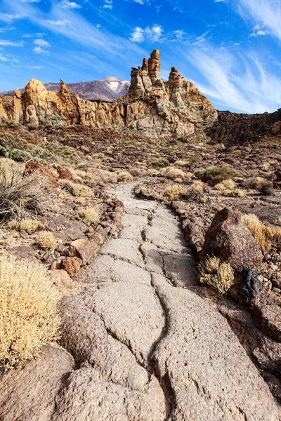 Formazione Rocciosa Vulcano Teide — Foto Stock