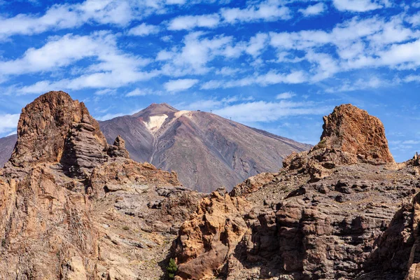 Σχηματισμός Πετρωμάτων Και Teide Ηφαίστειο — Φωτογραφία Αρχείου