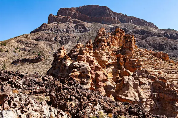 Formacja Skał Wulkan Teide — Zdjęcie stockowe