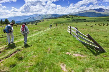 Grup yürüyüş yürüyüşçü 