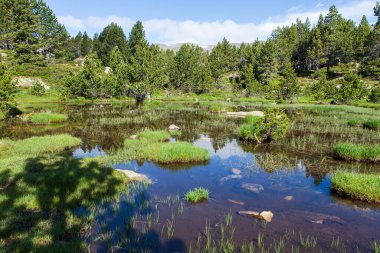Pyrenean aralığında göl