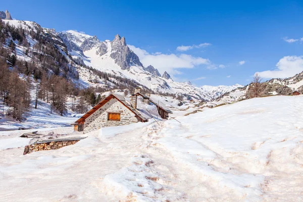 Paisagem Alpes Franceses — Fotografia de Stock