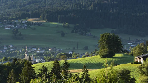 Alpendorf Bei Chamonix — Stockfoto