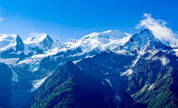 Mont Blanc Range Anzeigen — Stockfoto