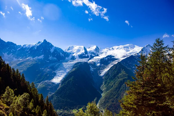Mont Blanc Vista Rango — Foto de Stock