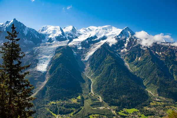 Vista Gama Blanc Mont — Fotografia de Stock