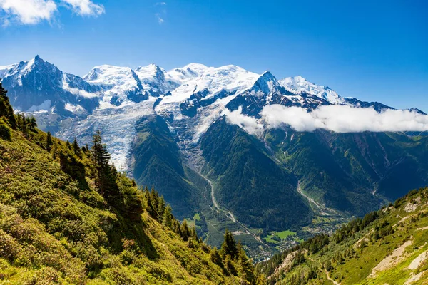 Panorama Sobre Gama Alpes — Fotografia de Stock