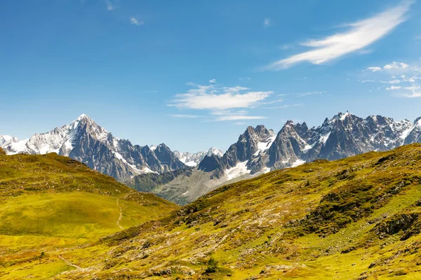 Panorama Gama Los Alpes — Foto de Stock