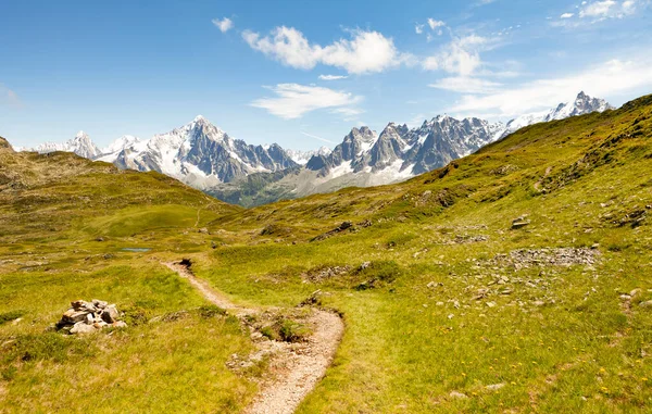 Panorama Gama Los Alpes — Foto de Stock