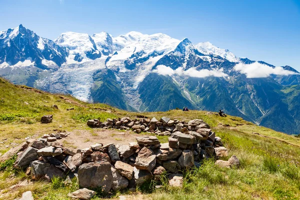 Mont Beyaz Aralık Görünümü — Stok fotoğraf