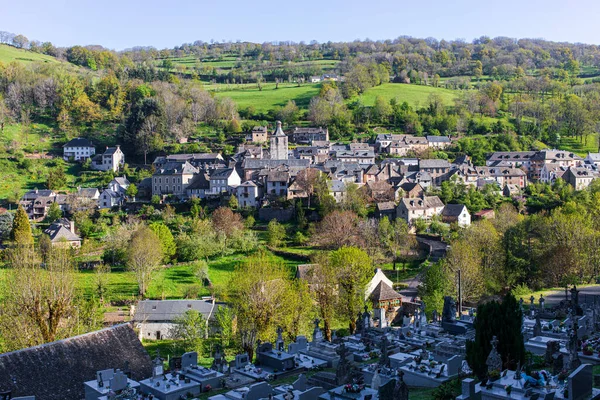 Remote Village Center France — Stock Photo, Image