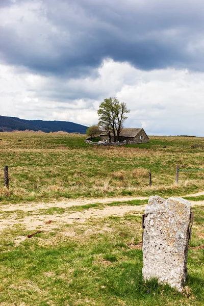 Paesaggio Tipico Della Francia Aubraica — Foto Stock