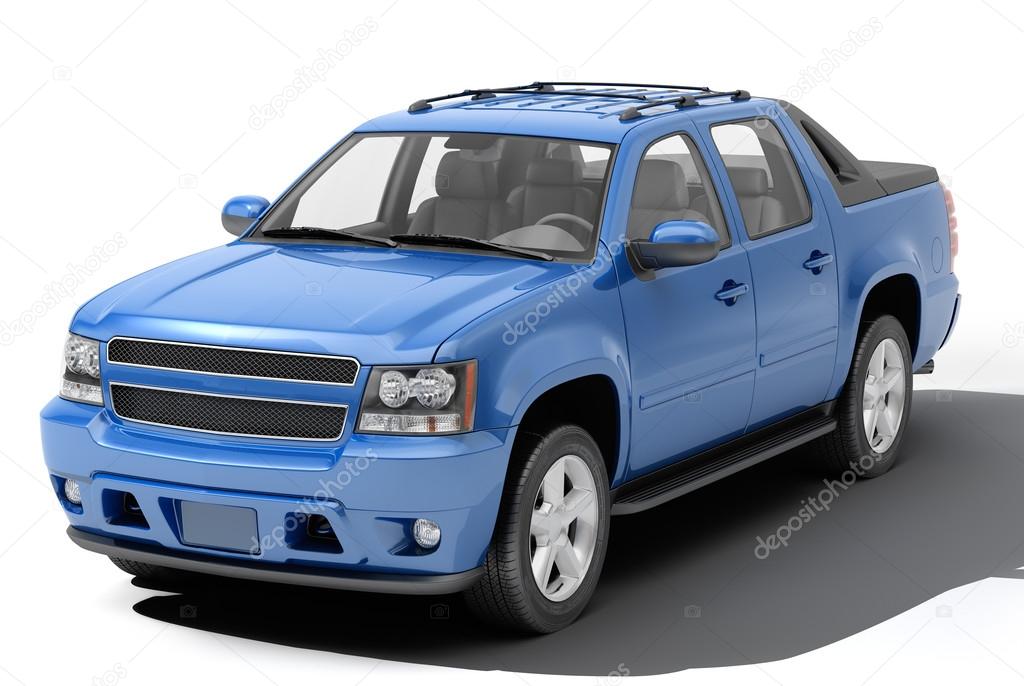 Blue pickup