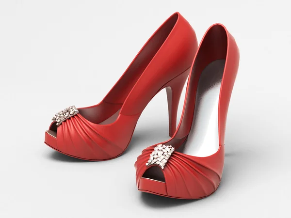 Rote Schuhe — Stockfoto