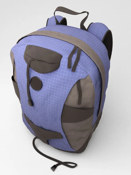 Blue travel backpack — Stock Photo, Image
