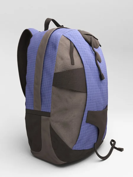 Mochila de viaje azul — Foto de Stock