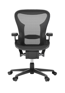 izole gri ofis koltuğu