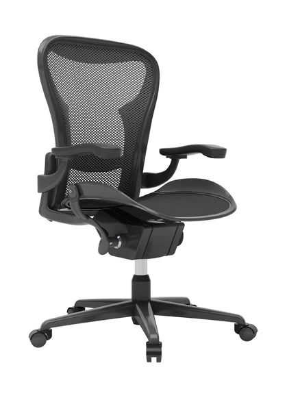 Gray office chair isolated — Stock Photo, Image