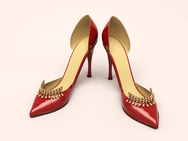 Chaussures rouges pour femmes — Photo