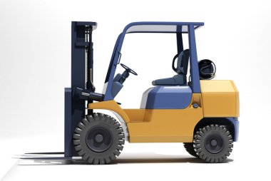 Forklift yükleyici yakın çekim