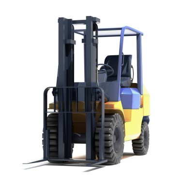 Forklift yükleyici yakın çekim
