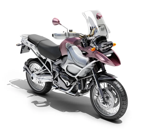 Çift-spor motosiklet yakın çekim