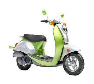 trendy retro scooter yakın çekim