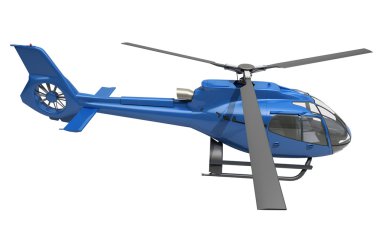 modern helikopter izole