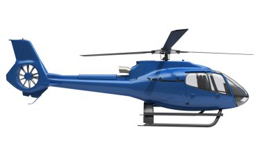 modern helikopter izole