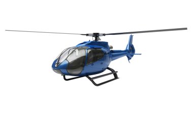 modern helikopter izole