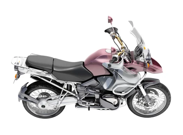 Dual sportovní motocykl detail — Stock fotografie