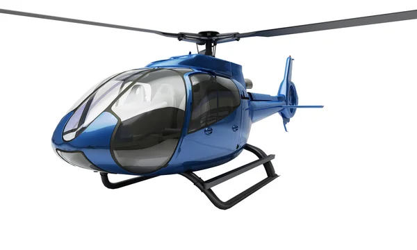 Modern helikopter elszigetelt — Stock Fotó