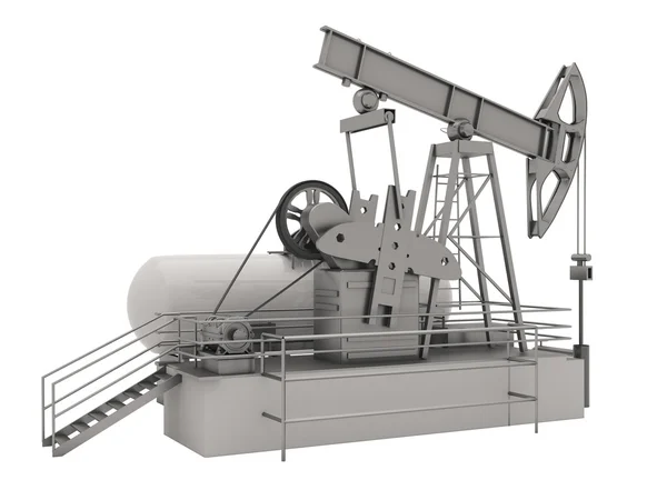 Pumpjack aislado — Foto de Stock