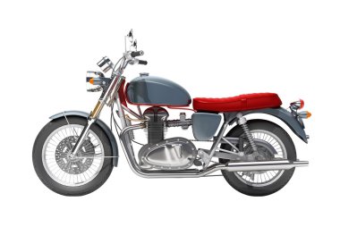 izole klasik motosiklet