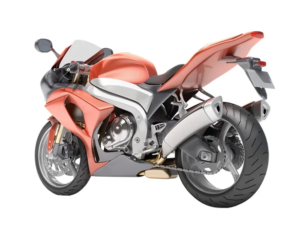 Potente sportbike isolato — Foto Stock