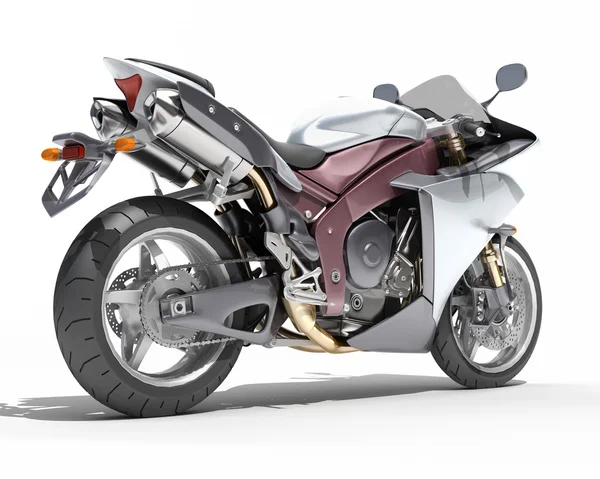 Potente sportbike isolato — Foto Stock