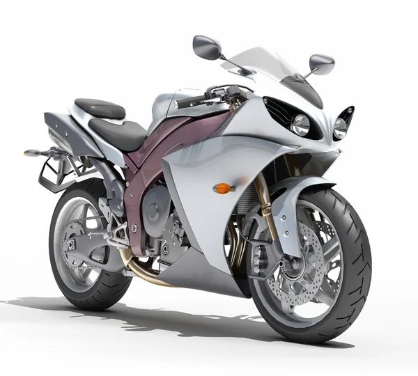 孤立的强大 sportbike — 图库照片