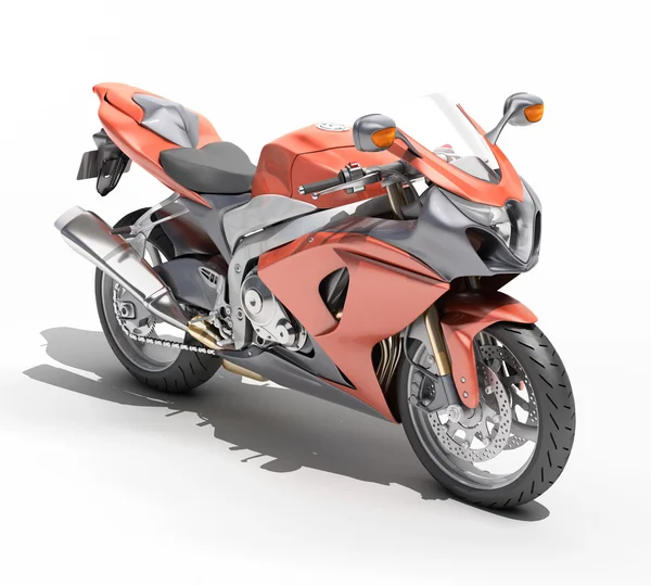 Potente sportbike isolato — Foto Stock